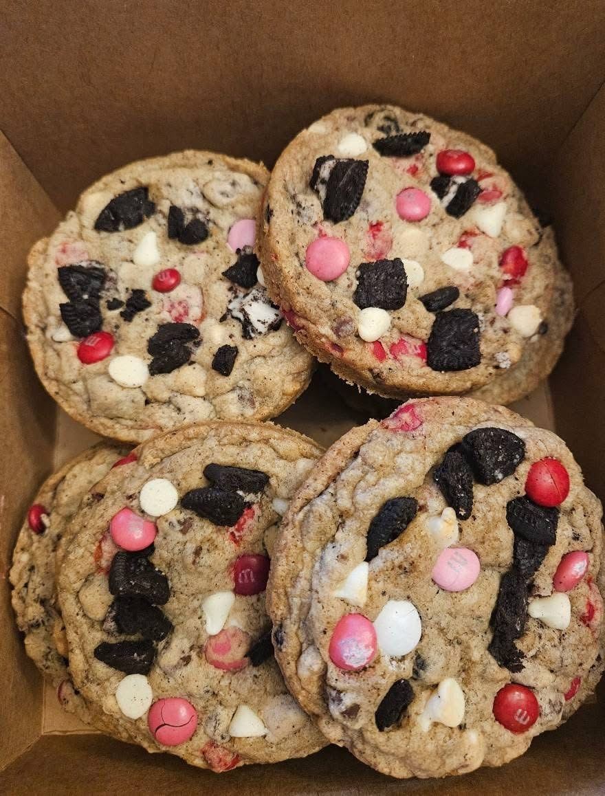 Loaded Oreo and M&M cookies